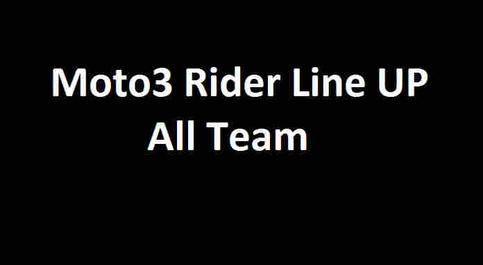 Daftar Pembalap Moto3 2020 Daftar Pembalap Moto3 2020