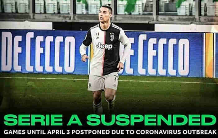 Karena Virus Corona, Serie A di Hentikan Hingga April 2020 Serie a di batalkan